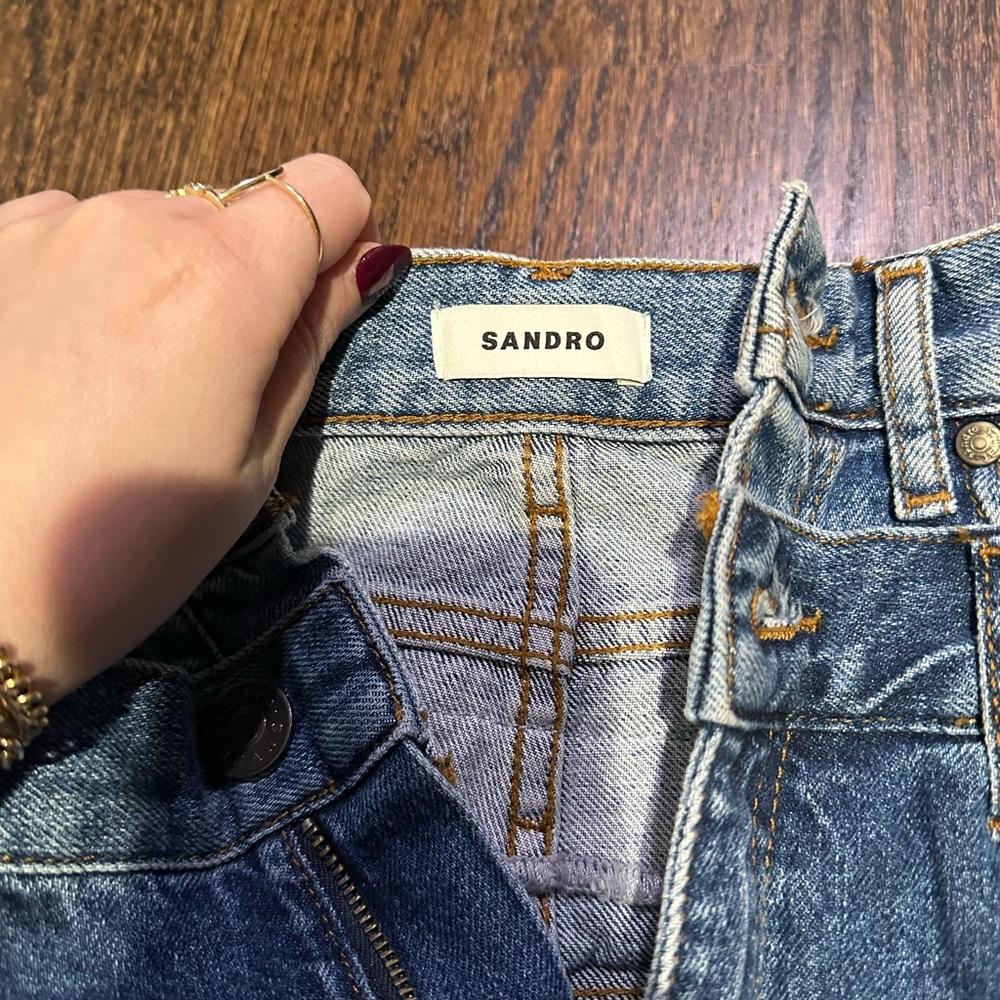 SANDRO double waist jeans! - Picture 6 of 10